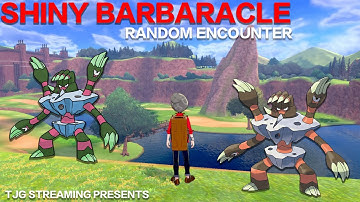 POKEMON SWORD - ULTRA SHINY BARBARACLE (WILD ENCOUNTER METHOD) IT PUT UP A GOOD FIGHT
