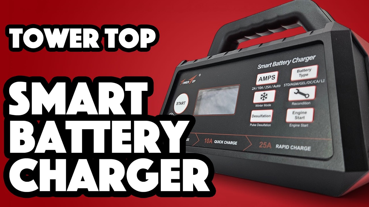 Smart 12V Battery Charger for Cars and Trucks