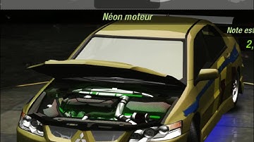 NFSU2 : Tuning Mitsubishi Lancer Evo VIII | 2 Fast 2 Furious (With no Mod) + Drag