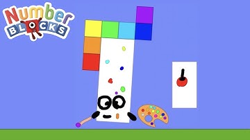 Numberblocks 11 to 20｜Algodoo