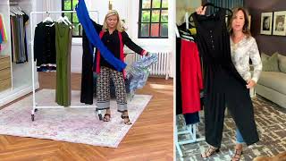 Susan Graver Every Day Liquid Knit Sleeveless Jumpsuit on QVC screenshot 3