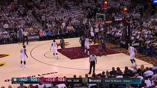 LeBron James Dunk vs Indiana Pacers Playoffs April 2017