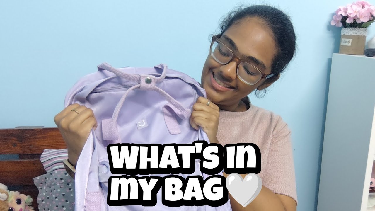 Let me show, what's in my college bag!🤍 