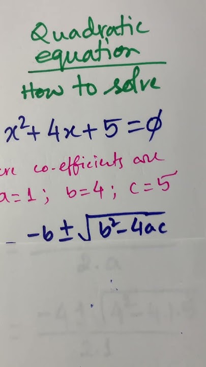shortsviral math how To Solve X 2 4x 5 0 YouTube shortsviral-math-how-to-solve-x-2-4x-5-0-youtube