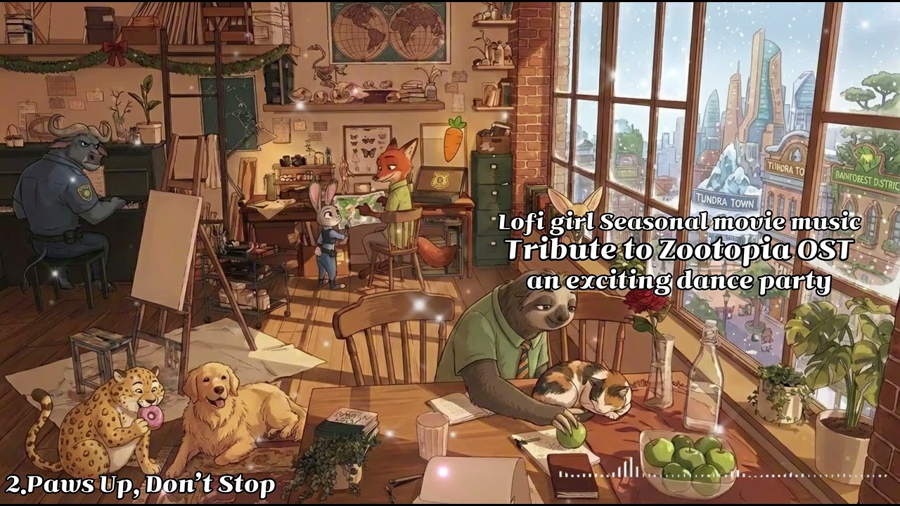 2. Paws Up, Don’t Stop | Funky Dance Pop OST | Bounce-Ready Party Music from Zootopia