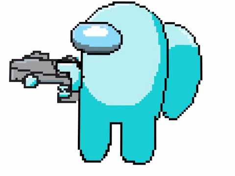 Cyan with a gun
