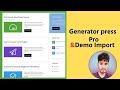 How to Import Demo Data in GeneratePress pro Theme | Global IT Shop