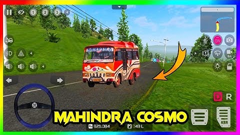 🔴New Mahindra Cosmo Mod For Bussid || Full Led Mod || New Bus mod for Bussid || Download mod #Busmod