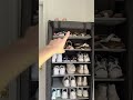 A simple way to make your space look cleaner! #shoeorganizer #shoerack #shoerackorganizer #shoes