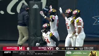 Maryland 92 Yard Punt Return TD vs Virginia Tech | 2021 College Football