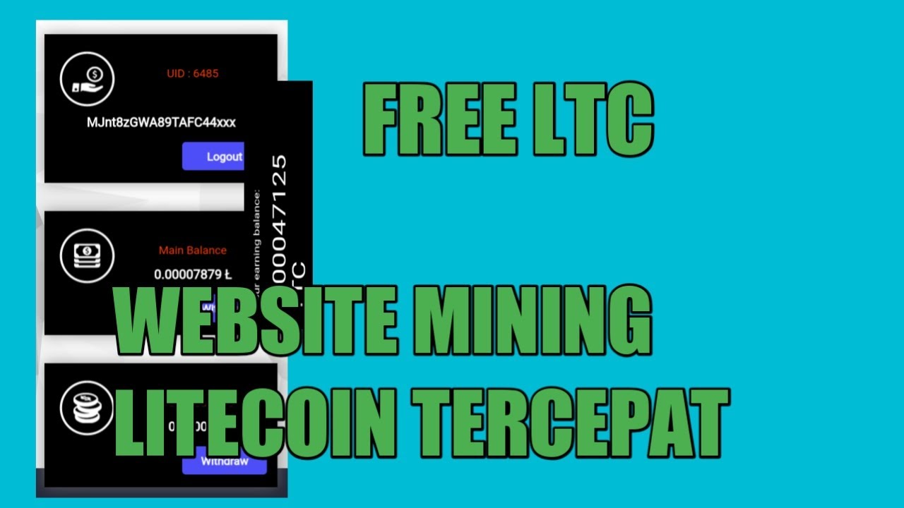 Free litecoin🔴website mining litecoin legit - YouTube