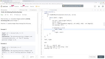 【每日一题】1539. Kth Missing Positive Number, 8/18/2020