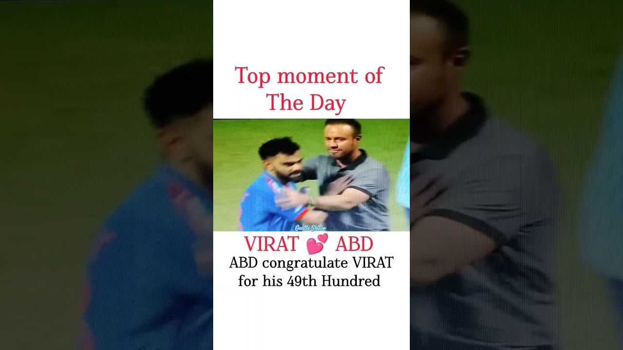 ViratKohli AB DE Villiers Best Moment||Virat-ABD Love||Best Moment||Abrat||