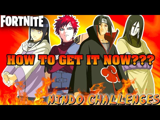 Fortnite Complete The Nindo Naruto Challenges (Fortnite x Naruto FREE  REWARDS The Nindo) 