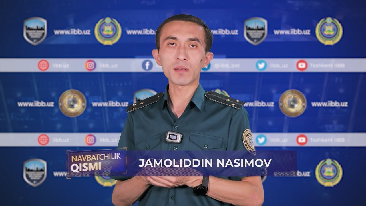Toshkent shahar IIBB Axborot xizmati “Navbatchilik qismi” koʻrsatuvining navbatdagi soni