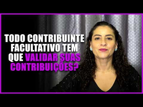 Todo CONTRIBUINTE FACULTATIVO