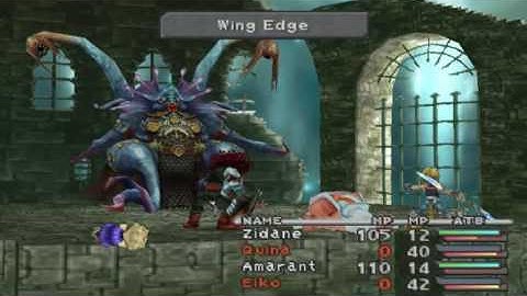 Final Fantasy IX Dual Character Challenge Low Level: Kraken