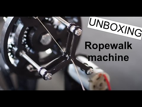 [UNBOXING] Commettitrice ShipWorkshop PL4- 3 per modellismo navale - Ropewalk for ship models