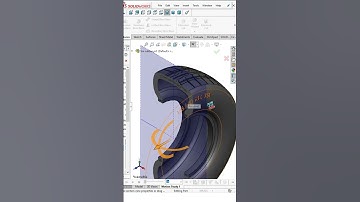 Tyre in solidworks #cadmonkeys #shortsfeed #shorts #solidworks #tutorial #reels #like #usa #uk #fly