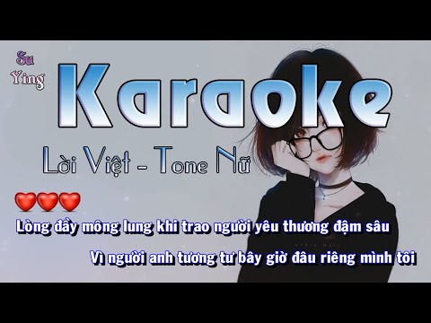Karaoke - Cả Đời Thua Bởi Một Người - Lời Việt | Tone Nữ