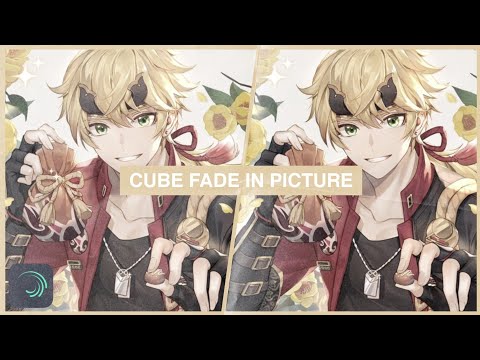 cube fade in picture / alight motion tutorial