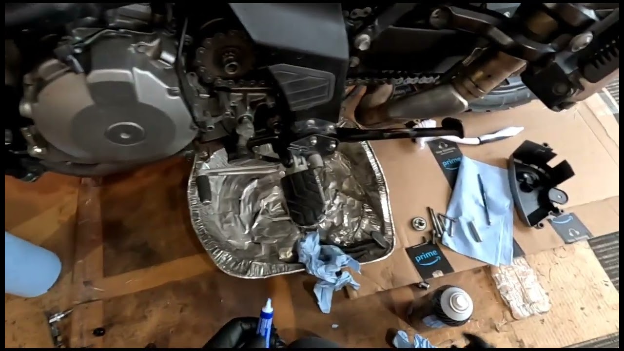 V-Strom 1000 front sprocket and clutch slave cylinder correction