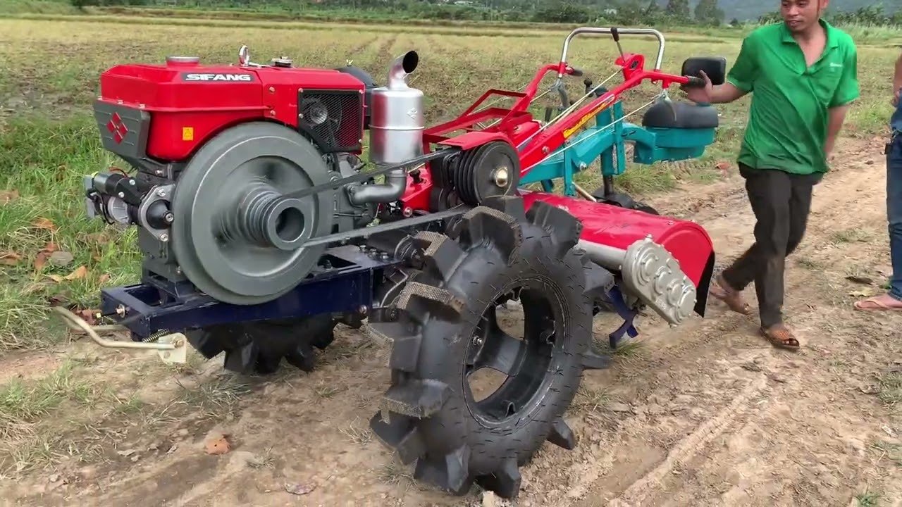 Xới cải tiến 1m4, máy sifang D32 gió đề. 0347.586.647