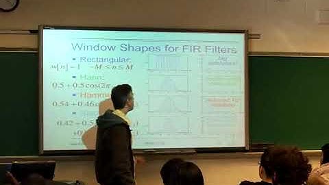 ELEN E4810 - S23 - FIR filter design (2/2)