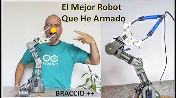 ✅ Aprende por Imitación, el mejor brazo robótico para estudiantes y es de Arduino