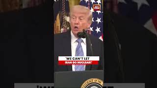 Big Warning from Trump on Iran Nuclear Threat #nuclear #trump #iran