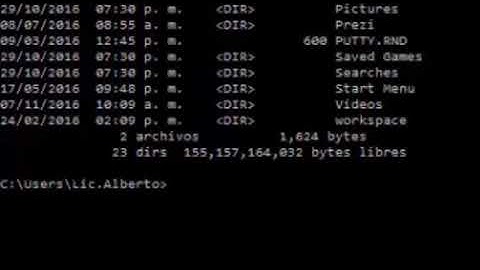 Generar Lista de Archivos con CMD (MS-DOS)