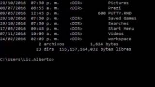 Generar Lista de Archivos con CMD (MS-DOS)