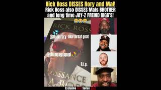 Rick Ross DISSES Rory and Mal and Jay Z friend BIGGS! #rickross #jayz #rapbeef