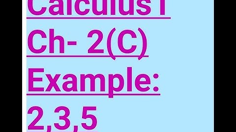 Calculus 1/ Ch-2(C) #Hons 1st year,Part:1, অন্তরীকরণ যোগ্যতা।