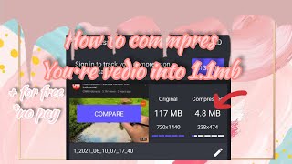 How to COMMPRES YOURE vedio|step by step tuturial| roleplayer