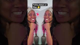 Twins or filter? #relatable #trending #shorts #viral #duet
