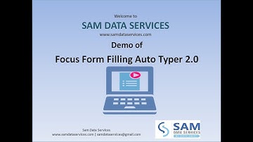 Offline/Online Automatic Form Filling Software : Sam Data Services