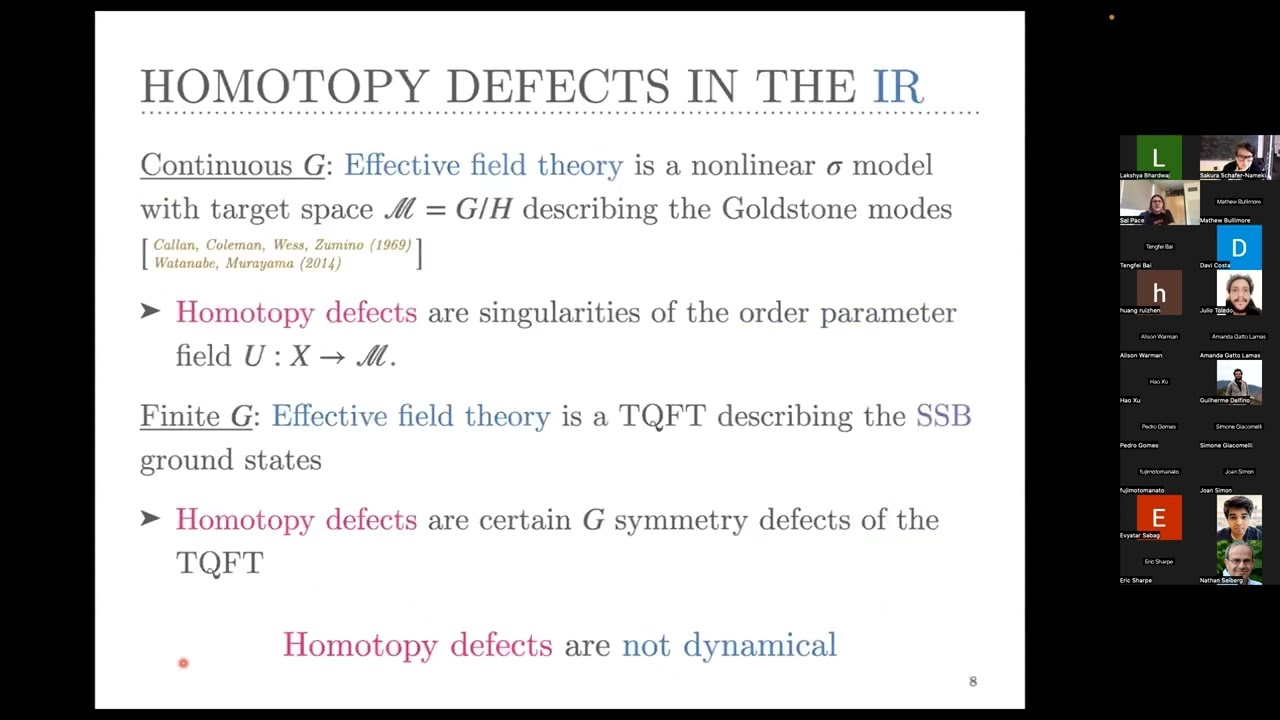 Sal Pace: Generalized Symmetries and Ordered Phases