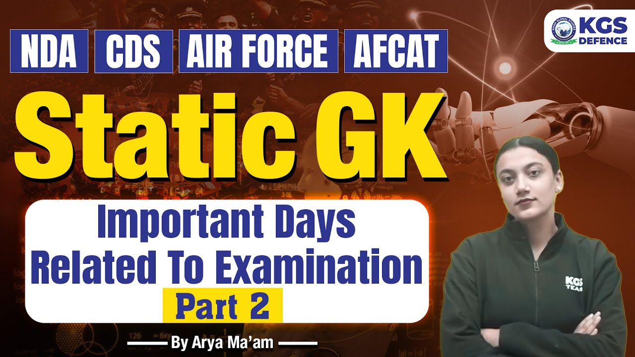 NDA CDS Air Force AFCAT Static GK Important Days Related To nda-cds-air-force-afcat-static-gk-important-days-related-to