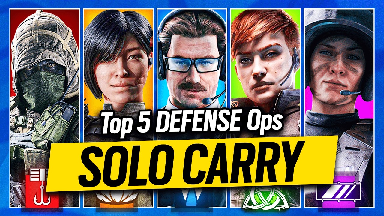 The 5 BEST Defenders to SOLO CARRY in R6