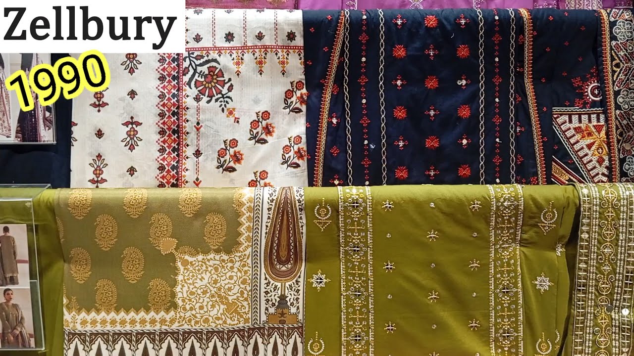 Zellbury new unstitch collection 2025||zellbury cotton collection only 1990