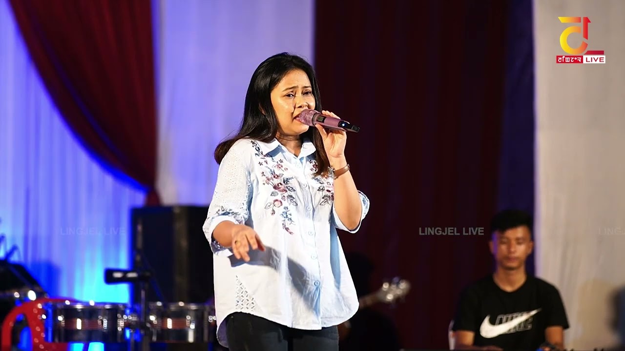 Ngaoe hainaba nungsiba oire eid angaobi || Pushparani Huidrom stage song || Blooming Band