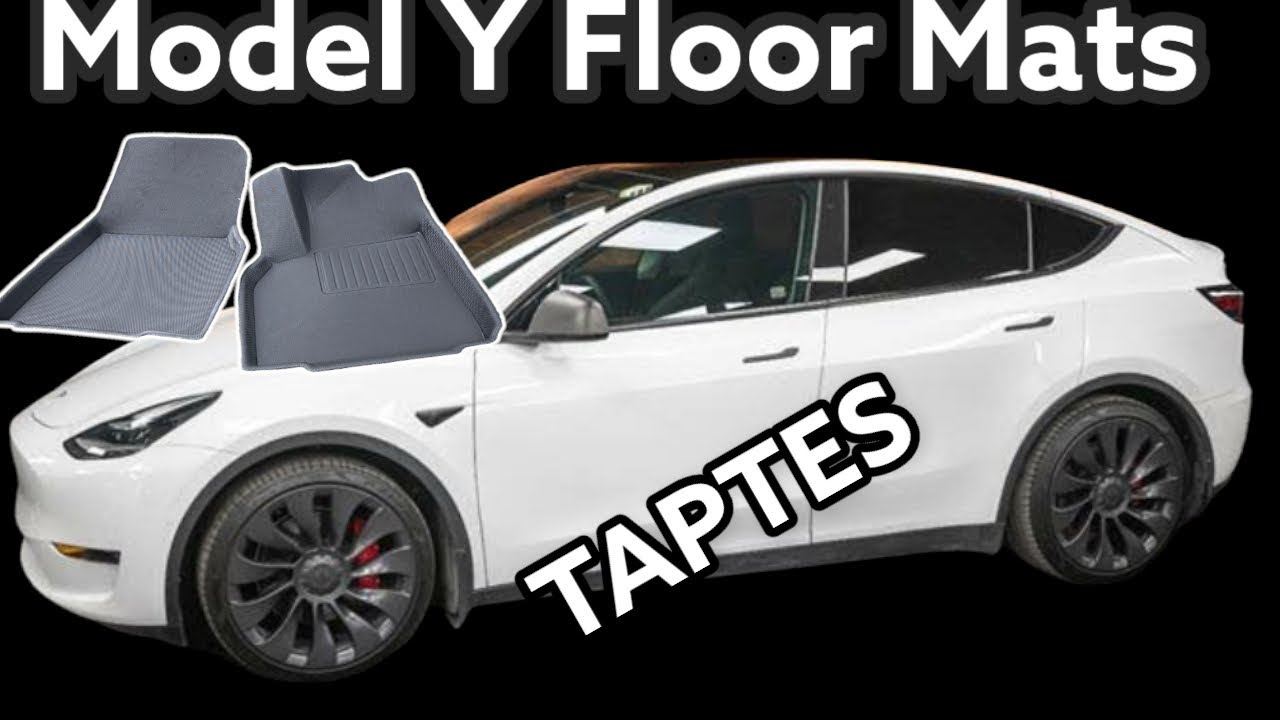 Premium Model Y Floor Mats by Abstract Ocean