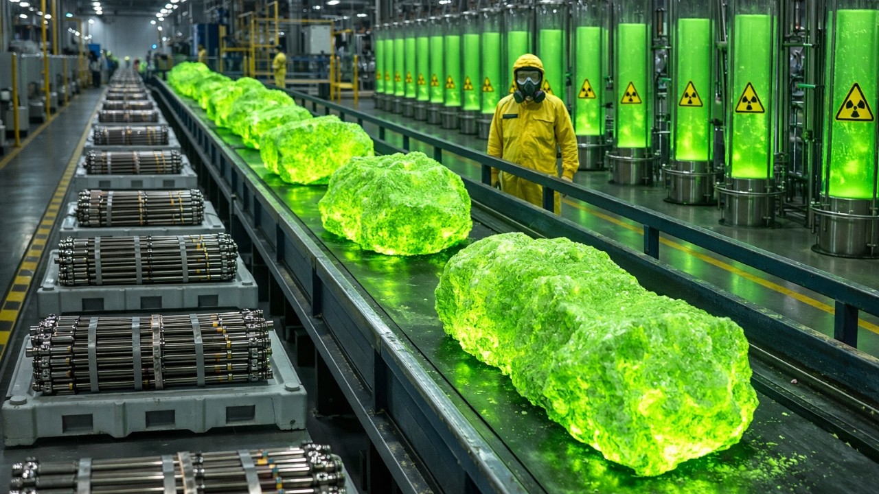Comment c’est fait : L’Uranium Enrichi – L’incroyable transformation du minerai le plus dangereux !