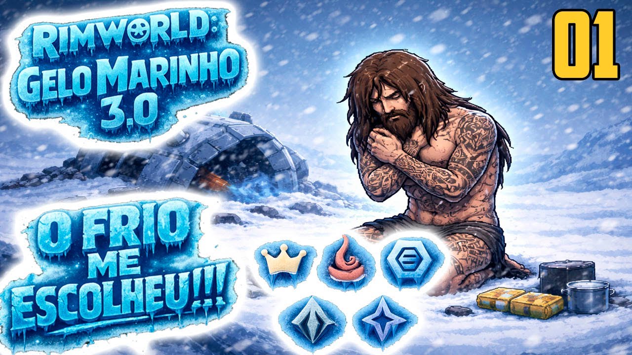 🧊 Rimworld GM 3.0 - Não é sobreviver, é ser aceito pelo Gelo Marinho, CURVEM-SE!!! EP 01