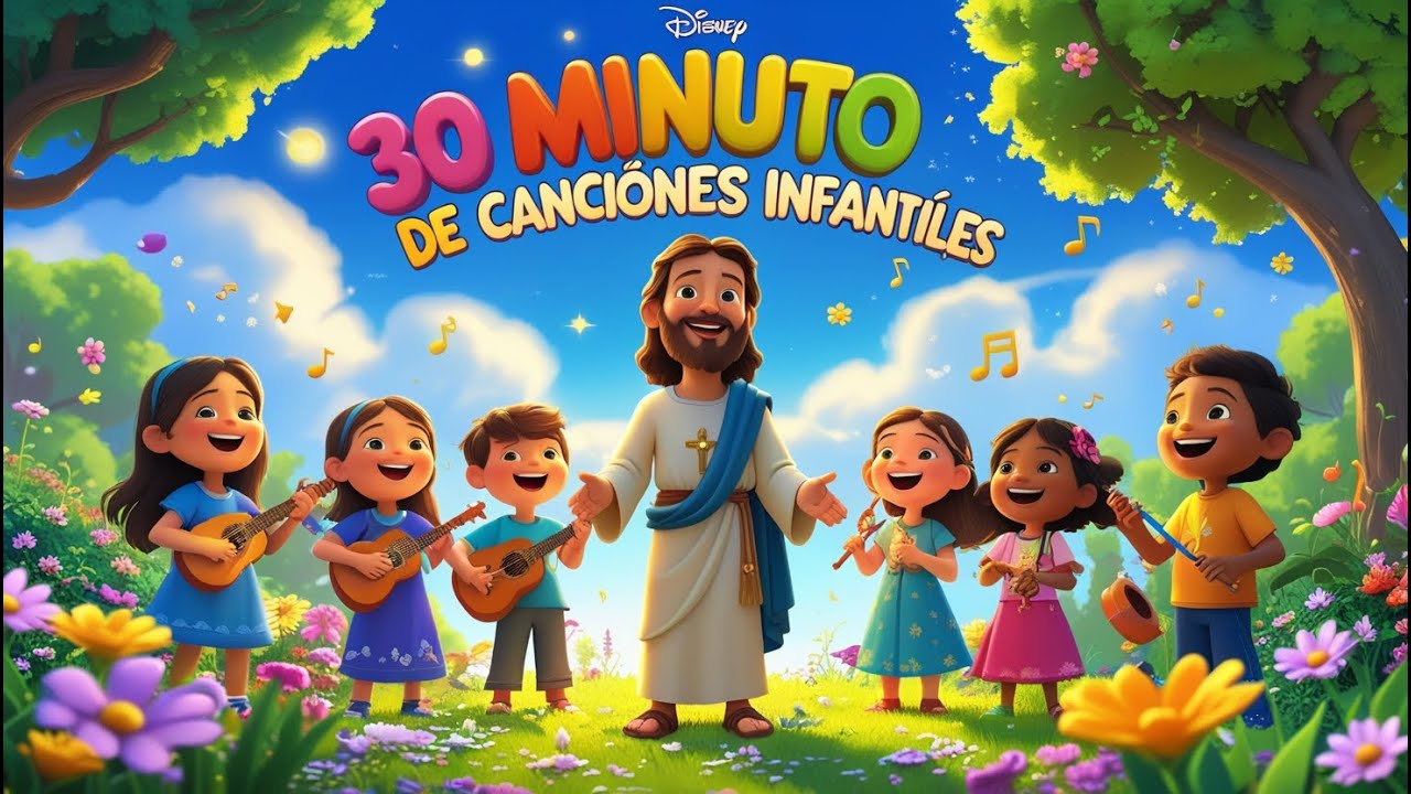 Canción Cristiana para Niños 🎶 | Música Infantil de Jesús por 30 Minutos 🙌