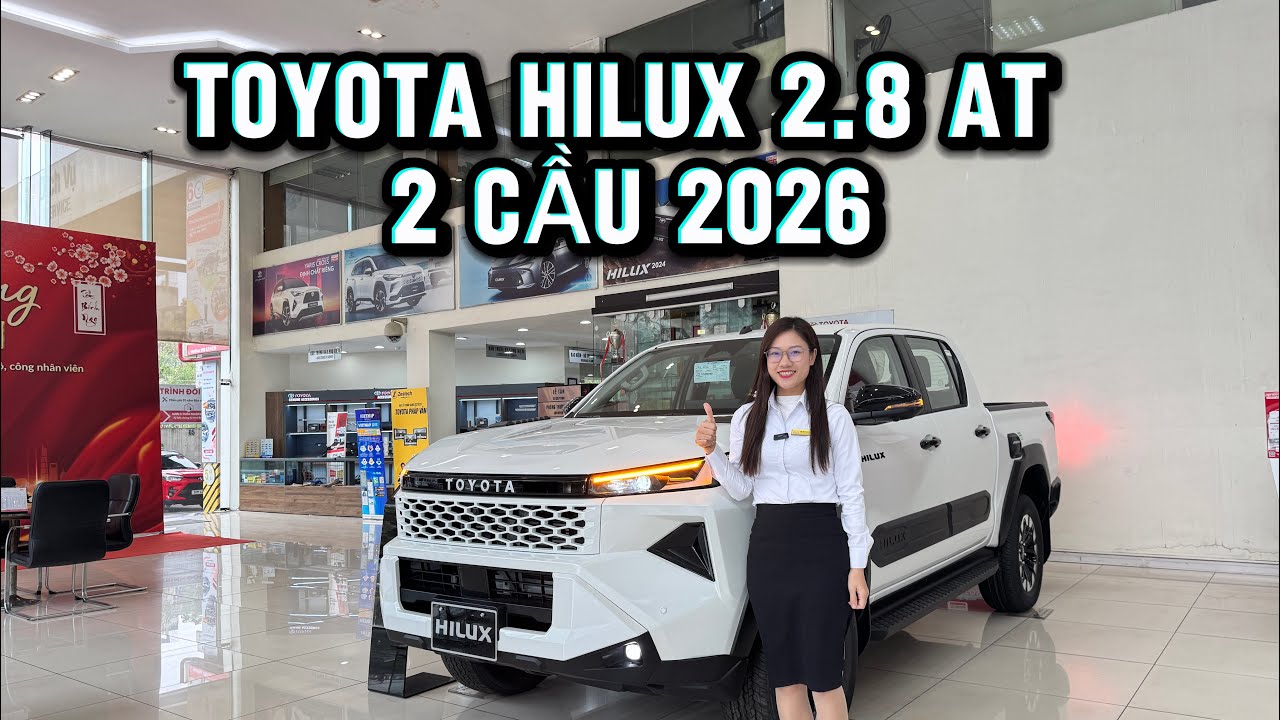 TOYOTA HILUX 2.8 AT 2 CẦU 2026 | Toyota Pháp Vân
