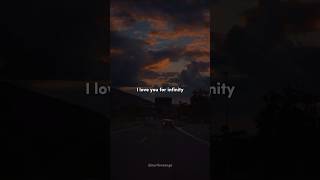 I love you for infinity ♥︎ #lyrics #music #song #songlyrics #lyricsvideo #infinity #jaymesyoung