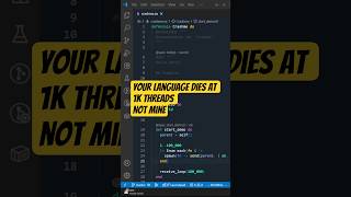 Your language dies at 1k threads. Elixir Watch this. #shorts #programming #elixirlang