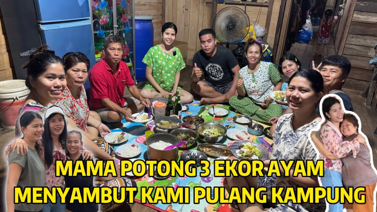 PULANG KE PONTIANAK KASIH KEJUTAN KELUARGA, LANGSUNG DIMASAKIN MAMA MAKANAN SPESIAL